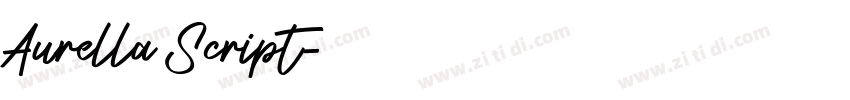 Aurella Script字体转换 Aurella Script字体转换
